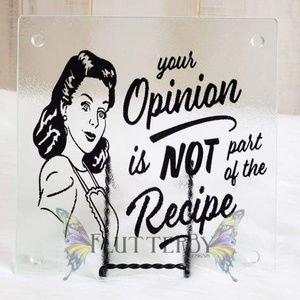 Custom mini kitchen Trivet